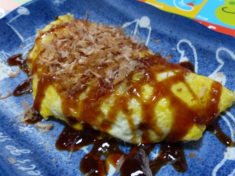 シャキシャキ☆材料3つで広島風お好み焼きオムレツ